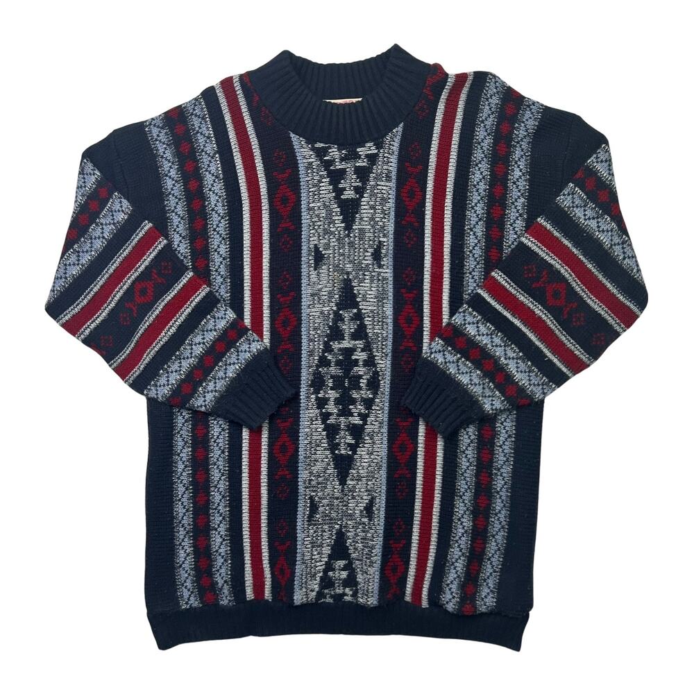Vintage 1980s Clifton Place Knit Crewneck Sweater